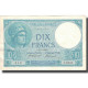 France, 10 Francs, Minerve, 1918, 1918-02-25, SUP, Fayette:6.3, KM:73a - 10 F 1916-1942 ''Minerve''