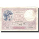 France, 5 Francs, Violet, 1939, 1939-10-05, TB+, Fayette:4.11, KM:83 - 5 F 1917-1940 ''Violet''