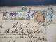 Österreich 1894 Post Begleitadresse Paketkarte Für 2 Pakete Mit ZuF Nr. 63 Graz Stadt An KK Südbahn Nach Wien - Brieven En Documenten