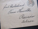 Österreich 1904 Großes Streifband Stempel Wien 76 Nach Brezow Galizien An Frau Oberleutnant Fanni Kruschkov - Brieven En Documenten