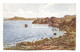 A R Quinton Postcard No. 3696 - The Island & Carthew Point, St Ives, Cornwall - 1940's - Quinton, AR