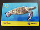 FIDJI  PREPAID $5,-  SEA TURTLE  / FINE USED CARD ** 5677** - Fidji