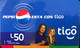 HONDURAS  -  Prepaid  -  Tigo " Pepsi "  -  L 50 - Honduras