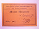 2021 - 2234  Société PHILHARMONIQUE De L'ISLE-JOURDAIN  (Gers)  :  Carte De MEMBRE HONORAIRE  1962   XXX - Non Classés