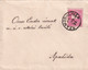 A8464- SZAMOS-UJVAR LETTER TO APAHIDA CLUJ 1896 STAMP ON COVER MAGYAR POSTA - Brieven En Documenten