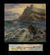 [MER VAGUES FALAISE] RAYNAUD (E.) - Huile Sur Toile Signée Et Datée : Fracas Des Vagues Sur Un Récif. - Huiles