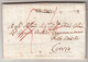 Lettera Per Cervia, Da Viterbo. Contenuto Simpatico. Tassa In Sanguigna + Decimen. Al Retro Rimini 1816 - 1. ...-1850 Prephilately