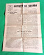 Guarda - Jornal Distrito Da Guarda Nº 2833, 16 De Agosto De 1936 - Imprensa - Portugal. - Algemene Informatie