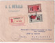 MADAGASCAR - 1944 - FRANCE LIBRE - ENVELOPPE RECOMMANDEE De TANANARIVE => TANANARIVE - Briefe U. Dokumente