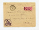 !!! GUINEE, LETTRE RECO DE KINDIA DE 1928 POUR DAKAR, RARE ETIQUETTE DE RECOMMANDE - Storia Postale