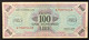 100 AM LIRE 1943 SERIE BILINGUE A....B BB+ LOTTO 2065 - Occupation Alliés Seconde Guerre Mondiale