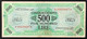 500 AM LIRE SERIE BILINGUE A....A 1943 R2 RR Naturale LOTTO 1738 - 2. WK - Alliierte Besatzung