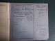 1932  FERROVIE DELLO STATO GENOVA TESSERA  VIAGGI DEL PERSONALE A RIPOSO  E FAMIGLIE    CLASSE 1 - Europa