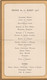 PRESENTATION DE 2 MENUS - L'UN DE L'HOTEL CONTINENTAL DU 23.08.1905 - L'AUTRE (DESSUS DORE) DU 16.05.1920 - A VOIR !!! - Menus