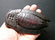 Old China Natural Jade Hand-carved Statue Double Cicada Inkstone - Oriental Art