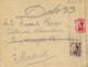 1932 , VALENCIA , SOBRE CIRCULADO A MADRID , ED. 594 , 598 , LLEGADA - Covers & Documents