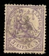 Edifil  144 (º)  5 Céntimos Violeta  Alegoría Justicia  1874   NL1067 - Used Stamps