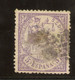 Delcampe - Edifil  144 (º)  5 Céntimos Violeta  Alegoría Justicia  1874   NL1067 - Gebraucht