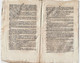 Delcampe - Journal Des Débats Et Lois Brumaire An VI 1797 Lettre Des Prisonniers D'Olmutz à Bonaparte La Fayette/Metternich Rastadt - Kranten Voor 1800