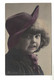 DG2068 -  JEUNE FILLE  FILLETTE , ENFANT, GIRL , FAMOUS TRAUT MODEL WITH BIG VELVET HAT - Portraits