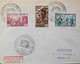 2 Enveloppes 1er Jour ALGERIE 1954 - SEISME Du 9 Septembre Daté Alger Le 5.12.1954 -TBE - FDC