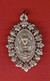 MEDAILLE ARGENT ET VERMEIL SOUVENIR DE 1° COMMUNION 2 JUIN 1895 CALICE RAISIN ET FEUILLE DE VIGNE - Religion & Esotericism