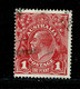 Ref 1491 - Australia 1917 1d   KGV Head SG 47 - Fine Used Stamp - Oblitérés