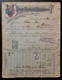 Cognac - Fabrik - Graf Robert Keglevich, 1894. Factura - Andere & Zonder Classificatie
