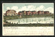 Lithographie Rendsburg, Gerhards-Teich, Villen - Rendsburg