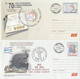 EFIRO'08 PHILATELIC EXHIBITION INK STAMPS ON PHILATELIC FEDERATION COVER STATIONERY, ENTIER POSTAL, 6X, 2021, ROMANIA - Entiers Postaux