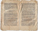 Delcampe - Journal Des Débats Et Lois Frimaire An VI 1797 Tarn Castre Albi/Négociation France Angleterre/Landrecies/Papier-monnaie - Journaux Anciens - Avant 1800