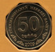 TÜRKMENISTAN 50 TENGE 2009 KM# 100 Carte Du Turkmenistan - Turkmenistan