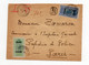 !!! SOUDAN, LETTRE RECOMMANDEE DE BOUGOUNI DE 1923 POUR PARIS - Lettres & Documents