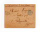 !!! CORPS EXP DU SOUDAN, LETTRE DE KITA DE 1896 POUR L'ALGERIE. FRAPPE SUPERBE - Briefe U. Dokumente