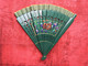 Delcampe - Éventail Fleurs Bleuets Anémones Peinture Sur Bois Vernis-Objets Vintage D'époque Fabrication France Hand Fan Flowers - Fans