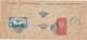 Lettre Recommandée Pour Tananarive Exposition Ailes Brisées 1947 Avec Vignettes En Verso - Commemorative Postmarks