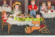 CPA ILLUSTRATEUR ENFANT MARGRET BORISS ARTIST SIGNED CHILDREN RESTAURANT - Boriss, Margret