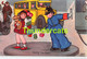 CPA ILLUSTRATEUR ENFANT MARGRET BORISS ARTIST SIGNED CHILDREN POLICE - Boriss, Margret