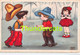 CPA ILLUSTRATEUR ENFANT MARGRET BORISS ARTIST SIGNED CHILDREN COWBOY - Boriss, Margret