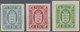 Dänemark - Dienstmarken: 1871. OFFICIAL ISSUE: 2 Sk, 4 Sk And 16 Sk, Colour Proofs In Adopted Colour - Officials