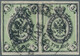 Russland: 1866, The Fantastic And UNIQUE 3 K. IMPERFORATED PAIR, On Horiz. Laid Paper, Used In Wlocl - Used Stamps