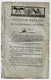 Bulletin Des Lois N°63 Vendémiaire An III 1794 Armée Des Pyrénées Orientales Fort De Bellegarde "Sud Libre"/Paris - Gesetze & Erlasse