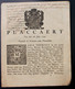 PLACCAERT VAN DEN 26 JULY 1749  NOPENDE DE WACHTEN ENDE PATROUILLEN  12 BLZ -23 X 18 CM  ZIE SCANS - Documenti Storici