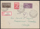 NORWAY (1941) Scenes From Snorri Sturluson Works. Pair Of FDC Registered Letters. Scott Nos 240-5. - Cartes-maximum (CM)