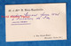 Carte De Visite Ancienne - MAROMME - Monsieur & Mme D. Dénis Depetiteville 6 Rue Ernest Danet - 1949 - Généalogie - Visiting Cards