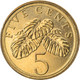 Monnaie, Singapour, 5 Cents, 2007, Singapore Mint, TTB, Aluminum-Bronze, KM:99 - Singapore