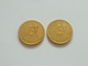 Vintage ! 1 Lot Of 2 Pcs. 1986 Belgium 5 Francs Coin (#131) - Other & Unclassified