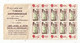 JC , Carnet De 10 Timbres , Comité National De Défense Contre La Tuberculeuse , 20 E Campagne Nationale , 1950 - Tuberkulose-Serien