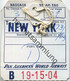 Baggage Strap Tag - Gepäckanhänger - PAA Pan American World Airways - Étiquettes à Bagages