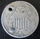 Etats-Unis / USA - Monnaie 5 Cents Shield 1868 Percée - 1866-83: Escudo